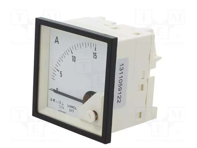 LUMEL EA17N Amperímetro de Panel True RMS 0-15A AC