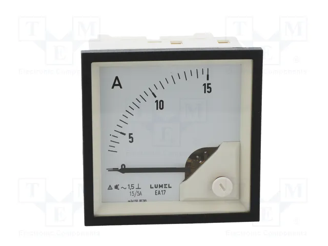 LUMEL EA17N Amperímetro de Panel True RMS 0-15A AC