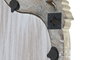 DKD Home Decor Espejo de Mango y Cristal Decape Blanco 70x3,5x180 cm