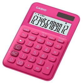 Casio MS-20UC Calculadora de Oficina Sobremesa Fucsia 12 Dígitos
