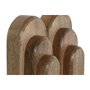 DKD Home Decor Set de 2 Sujetalibros de Mango Moderno Natural