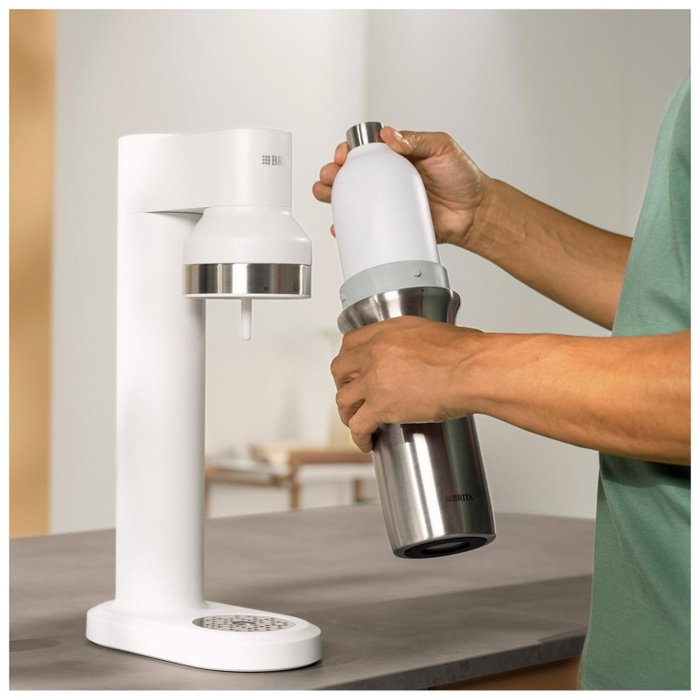 Brita sodaTRIO Máquina de agua con gas - Blanco