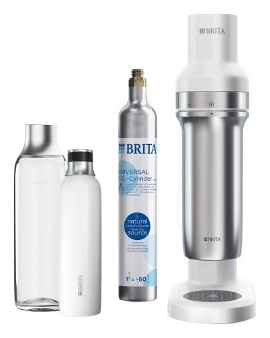 Brita sodaTRIO Máquina de agua con gas - Blanco