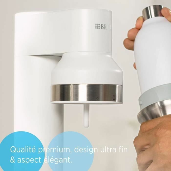 Brita sodaTRIO Máquina de agua con gas - Blanco