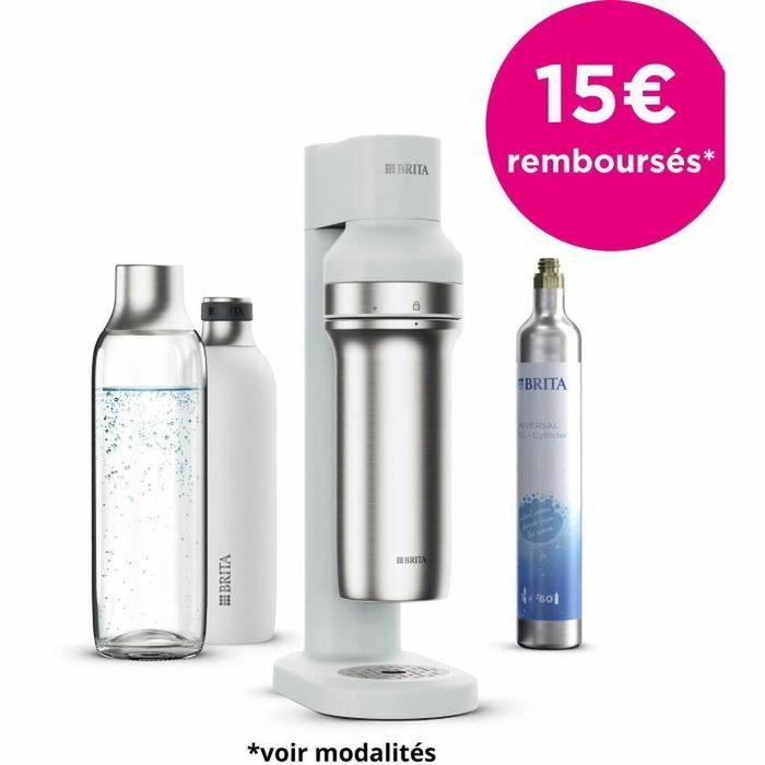 Brita sodaTRIO Máquina de agua con gas - Blanco