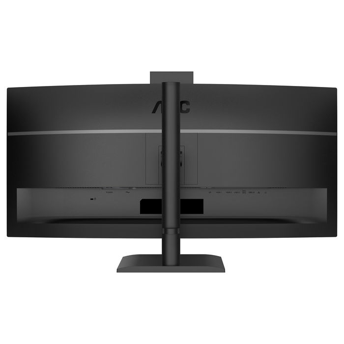 AOC CU34E4CW - Monitor Curvo 34" UWQHD (3440x1440) 1500R, Panel VA, 120Hz, 4ms, HDR10, Altavoces, Cámara Web, USB-C 90W, KVM, HDMI/DP