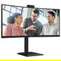 AOC CU34E4CW - Monitor Curvo 34" UWQHD (3440x1440) 1500R, Panel VA, 120Hz, 4ms, HDR10, Altavoces, Cámara Web, USB-C 90W, KVM, HDMI/DP