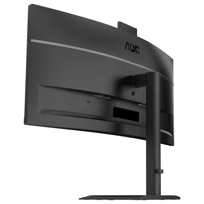 AOC CU34E4CW - Monitor Curvo 34" UWQHD (3440x1440) 1500R, Panel VA, 120Hz, 4ms, HDR10, Altavoces, Cámara Web, USB-C 90W, KVM, HDMI/DP