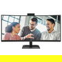 AOC CU34E4CW - Monitor Curvo 34" UWQHD (3440x1440) 1500R, Panel VA, 120Hz, 4ms, HDR10, Altavoces, Cámara Web, USB-C 90W, KVM, HDMI/DP