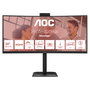 AOC CU34E4CW Monitor Curvo de 34 pulgadas UWQHD 120Hz con Webcam y USB-C
