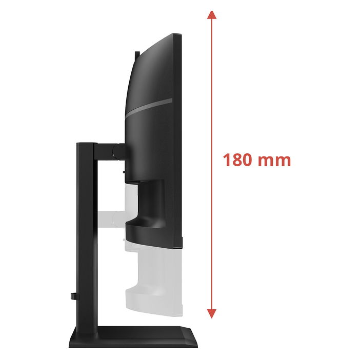 AOC CU34E4CW - Monitor Curvo 34" UWQHD (3440x1440) 1500R, Panel VA, 120Hz, 4ms, HDR10, Altavoces, Cámara Web, USB-C 90W, KVM, HDMI/DP