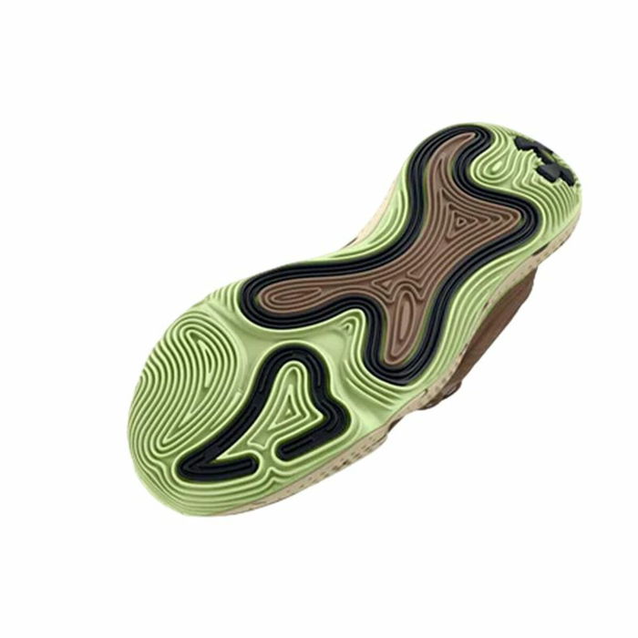 Zapatillas de Baloncesto para Adultos Under Armour Spawn 6 Mid Marrón