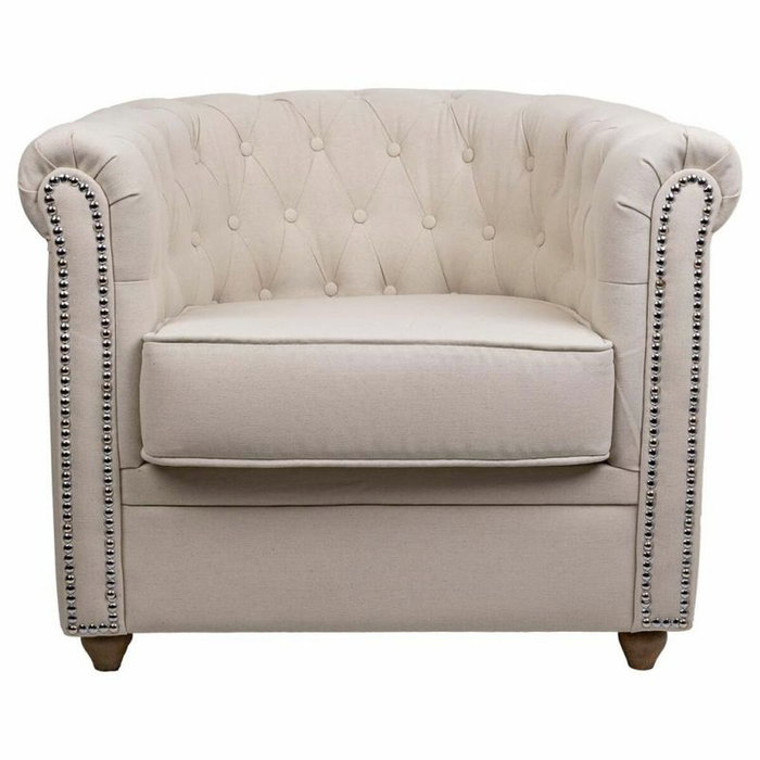 Sillón Alexandra House Living Beige 80 x 72 x 80 cm Tapizado Sillón Alexandra House Living Beige 80 x 72 x 80 cm Tapizado