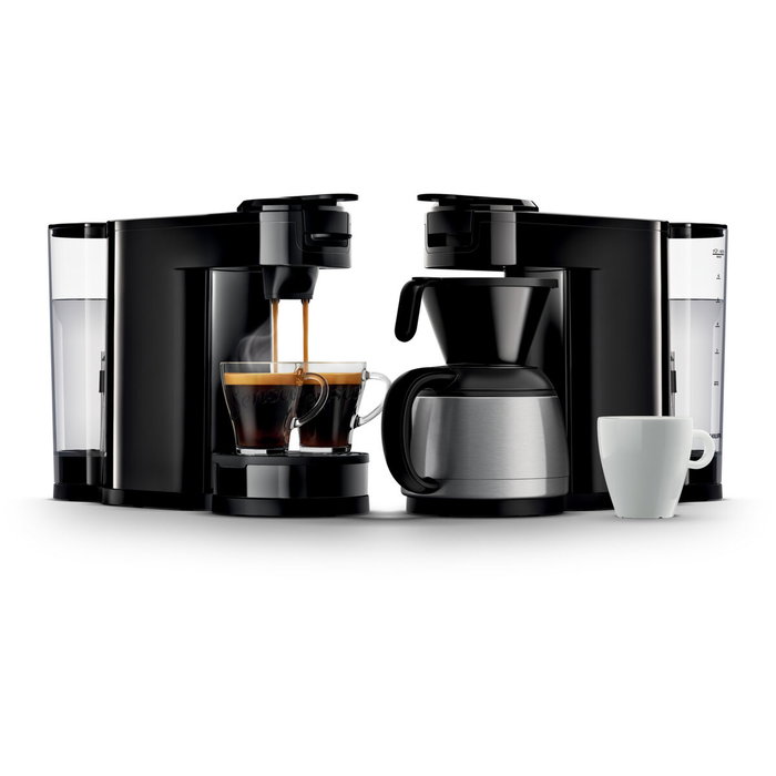 Philips Senseo Switch HD6592/65 Cafetera de cápsulas - Negro intenso