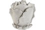 DKD Home Decor Decoración de Cemento Rosa Gris