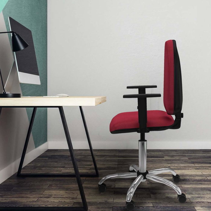 PIQUERAS Y CRESPO Silla de oficina Aýna Lila con Base Cromada PIQUERAS Y CRESPO Silla de oficina Aýna Lila con Base Cromada