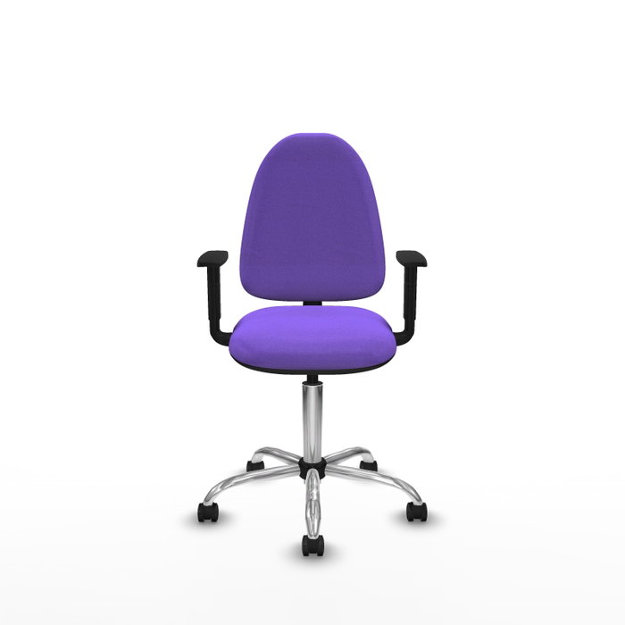 PIQUERAS Y CRESPO Silla de oficina Aýna Lila con Base Cromada PIQUERAS Y CRESPO Silla de oficina Aýna Lila con Base Cromada
