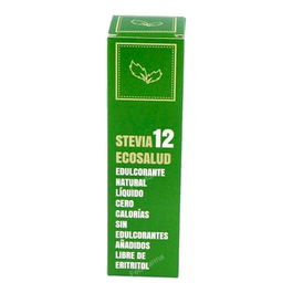 Ecosalud Stevia Líquida 12 con Steviósidos y Rebaudiósidos Apta para Diabéticos 90ml