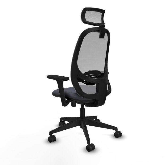PIQUERAS Y CRESPO Silla de oficina Cilanco con mecanismo Sincro, Gris