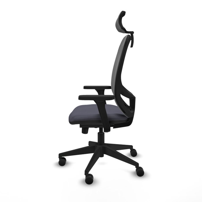 PIQUERAS Y CRESPO Silla de oficina Cilanco con mecanismo Sincro, Gris