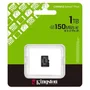 Kingston SDCS3/1TB Tarjeta de Memoria microSDXC 1TB Clase 10 U3 V30 A1 Velocidad de Lectura 150MB/s