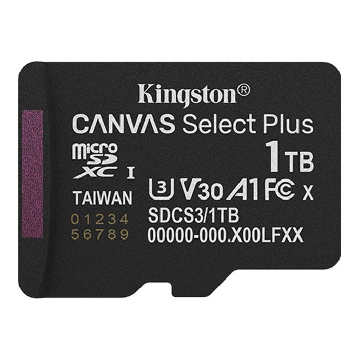 Kingston Memory micro SDXC 1TB UHS-I Clase 10 SDCS3/1TBSP Kingston Memory micro SDXC 1TB UHS-I Clase 10 SDCS3/1TBSP