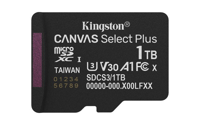 Memory micro sdxc 1tb uhs-i/sdcs3/1tbsp kingston