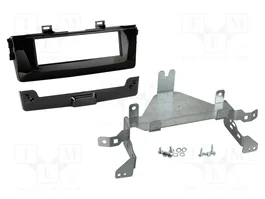 ACV Bastidor de montaje de radio para Kia Picanto 2017-2021, 1 DIN, negro brillante
