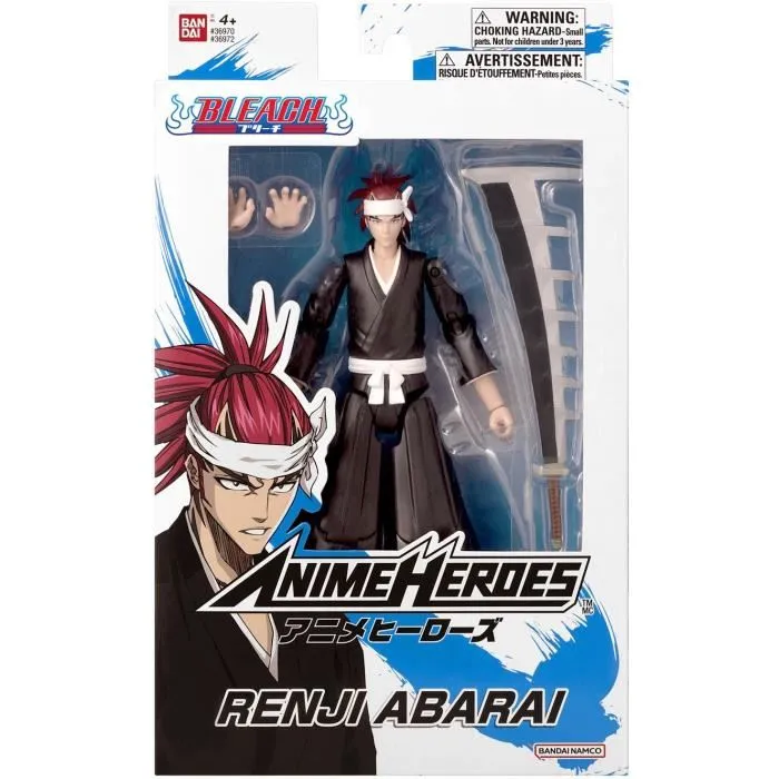 Figura de Acción Bandai Anime Heroes - Bleach: Renji Abarai 17 cm