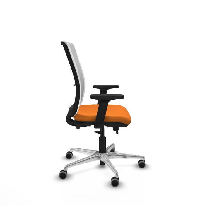 PIQUERAS Y CRESPO Silla de oficina Haches Naranja y Blanco