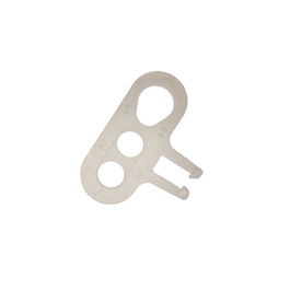 Halotec Placa Anti-tirones Blanco Plástico para Lámparas 148