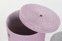 DKD Home Decor Set de 5 Cestos de Almacenaje Rosa y Gris