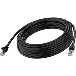 Vision Cable Red Ethernet Cat6a 3 Metros RJ45 Macho a RJ45 Macho, Blindado STP, 10 Gbps, 24 AWG, U/UTP, Negro