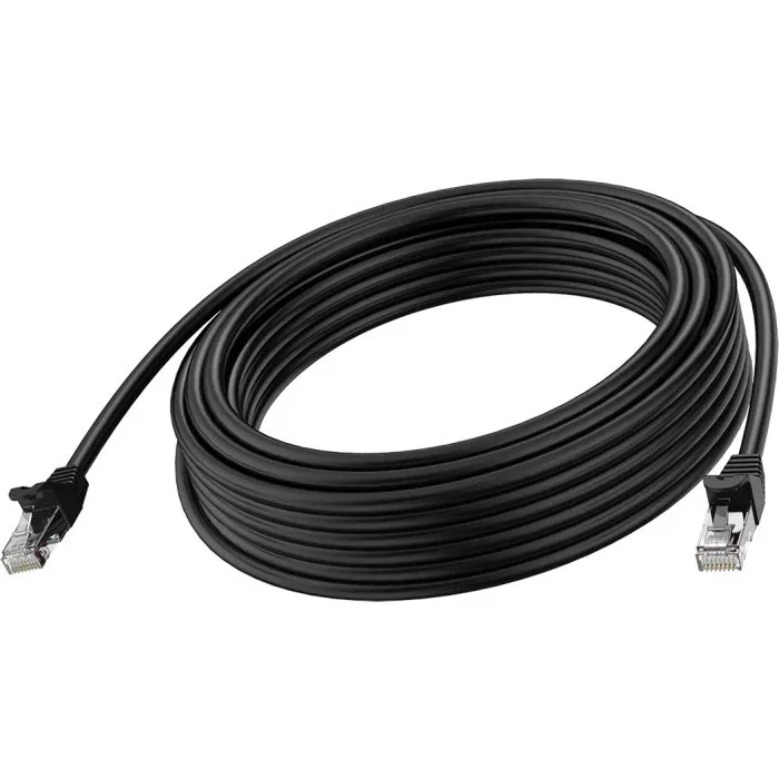 Vision Cable Red Ethernet Cat6a 3 Metros RJ45 Macho a RJ45 Macho, Blindado STP, 10 Gbps, 24 AWG, U/UTP, Negro