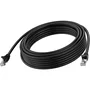 Vision Cable Red Ethernet Cat6a 3 Metros RJ45 Macho a RJ45 Macho, Blindado STP, 10 Gbps, 24 AWG, U/UTP, Negro