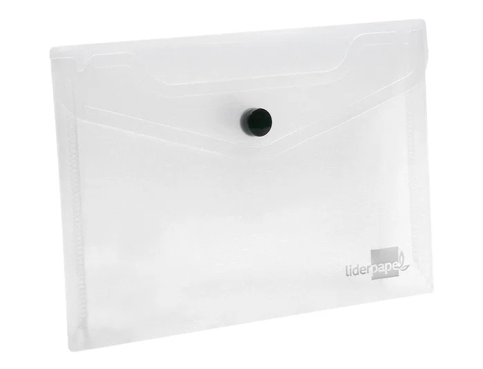 Liderpapel Carpeta dossier con broche DIN A6 transparente Liderpapel Carpeta dossier con broche DIN A6 transparente