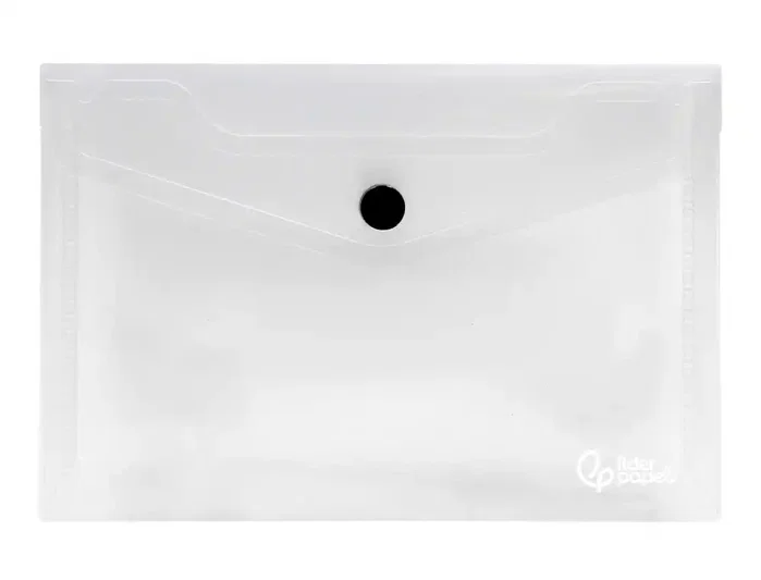 Liderpapel Carpeta dossier con broche DIN A6 transparente