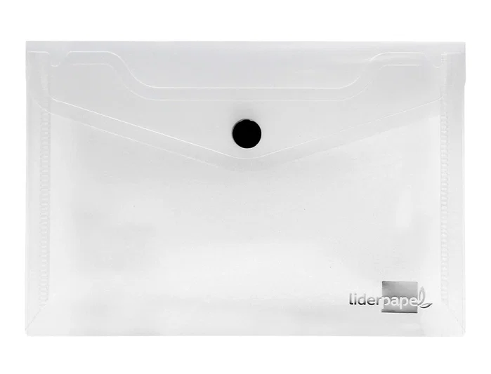 Liderpapel Carpeta dossier con broche DIN A6 transparente Liderpapel Carpeta dossier con broche DIN A6 transparente
