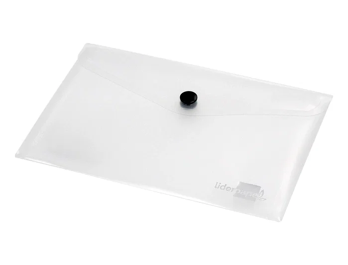 Liderpapel Carpeta dossier con broche DIN A6 transparente Liderpapel Carpeta dossier con broche DIN A6 transparente