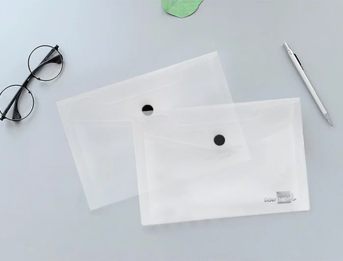 Liderpapel Carpeta dossier con broche DIN A6 transparente Liderpapel Carpeta dossier con broche DIN A6 transparente