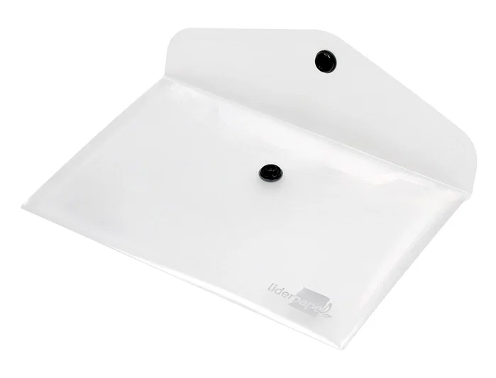 Liderpapel Carpeta dossier con broche DIN A6 transparente Liderpapel Carpeta dossier con broche DIN A6 transparente