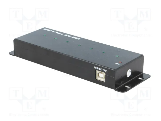 LOGILINK Hub USB Industrial con 7 Puertos USB A y USB B