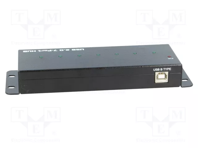 LOGILINK Hub USB Industrial con 7 Puertos USB A y USB B