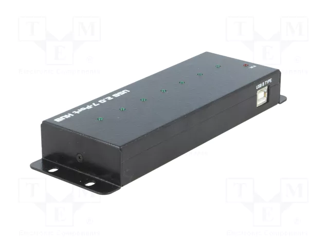 LOGILINK Hub USB Industrial con 7 Puertos USB A y USB B