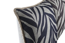 DKD Home Decor Surtido de Cojines de Hojas 45x15x45 cm, 6 Unidades