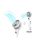INCA IAF-01B Ventilador con aspas con batería, motor BLDC y 5 velocidades, blanco