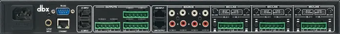 dbx ZonePRO 1260m Procesador de zona digital 12x6