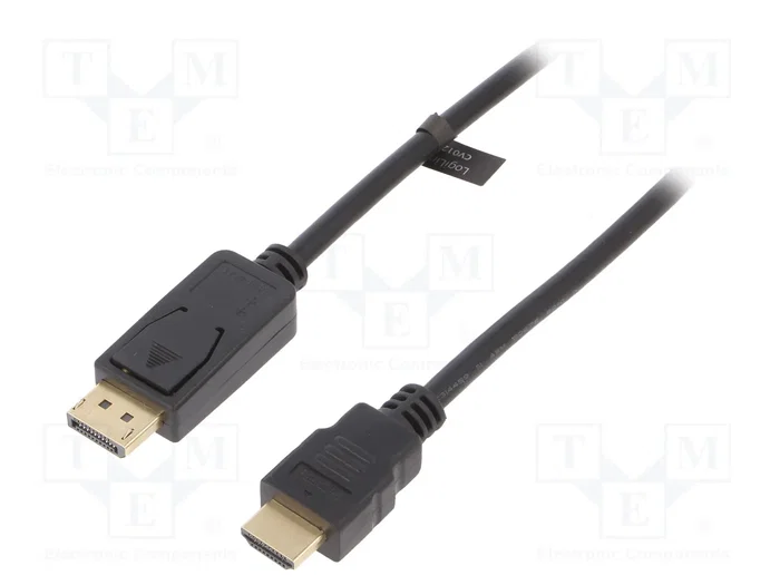 LOGILINK Cable Adaptador DisplayPort 1.2 a HDMI 1.4 1m Negro LOGILINK Cable Adaptador DisplayPort 1.2 a HDMI 1.4 1m Negro