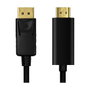 LogiLink Cable Adaptador DisplayPort 1.2 a HDMI 1.4, 1m, Negro