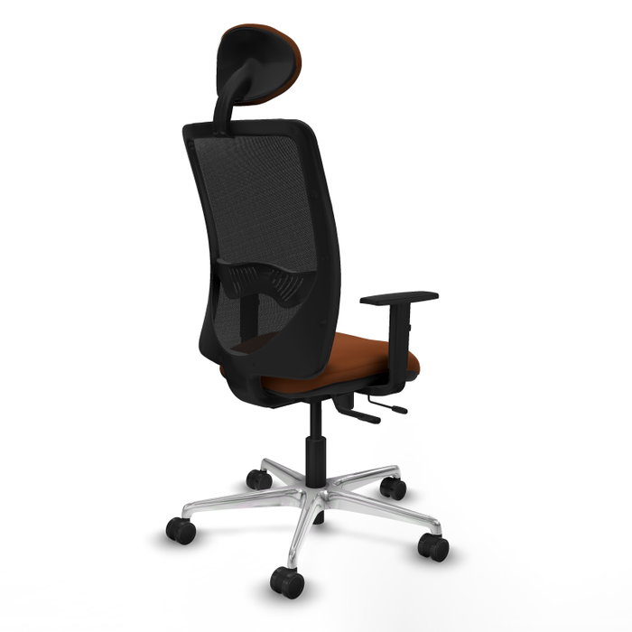 PIQUERAS Y CRESPO Silla de oficina Zulema con mecanismo Sincro/Traslack, Marrón y Negro PIQUERAS Y CRESPO Silla de oficina Zulema con mecanismo Sincro/Traslack, Marrón y Negro